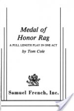 Medal of Honor Rag: A Full Length Play in One Act - Tom Cole