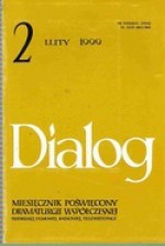 Dialog, nr 2 / luty 1999 - Ben Elton, Andrzej Grembowicz, Hubay Miklós, Redakcja miesięcznika Dialog, Tomasz Wiszniewski