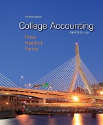 College Accounting, Chapters 1-30 - John Price, M. David Haddock, Michael Farina