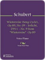 Winterreise (Song Cycle), Op.89, No. 09 - Irrlicht, D911 - No. 9 from "Winterreise" Op.89 - Franz Schubert