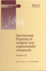 Spectroscopic Properties of Inorganic and Organometallic Compounds - Royal Society of Chemistry, Brian E. Mann, Keith B. Dillon, David W H Rankin, Heather E Robertson, Royal Society of Chemistry, Keith B Dillon