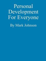 Personal Development for Everyone - Mark Johnson