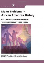 Major Problems in African American History, Vol. 2: From Freedom to Freedom Now, 1865-1990s - Thomas C. Holt