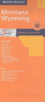 Rand Mc Nally Montana, Wyoming: Highways & Interstates (Rand Mc Nally Folded Map: States) - Rand McNally