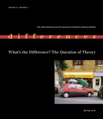 What's the Difference?: The Question of Theory - Elizabeth Weed, Ellen Rooney