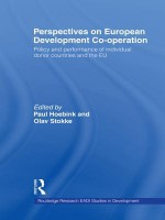 Perspectives on European Development Cooperation: Policy and Performance of Individual Donor Countries and the Eu - Olav Stokke, Paul Hoebink