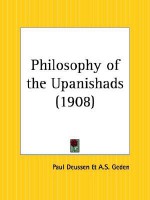 Philosophy of the Upanishads - Paul Deussen, Alfred Shenington Geden