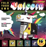 Fold Your Own Unicorn 2013 Wall Calendar - Accord Publishing