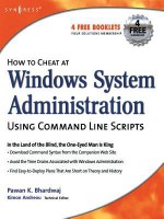 How to Cheat at Windows System Administration Using Command Line Scripts - Bhardwaj, Pawan K. Bhardwaj