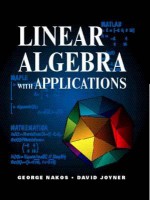 Linear Algebra With Applications - George Nakos, David Joyner