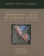 Significant Cases in Juvenile Justice - Craig T. Hemmens, Benjamin Steiner, David Mueller