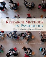 Research Methods in Psychology: Investigating Human Behavior - Paul G. Nestor, Russell K. Schutt