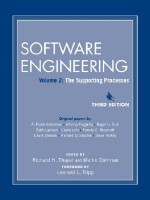 Software Engineering, The Supporting Processes (Practitioners) - Richard H. Thayer, Merlin Dorfman