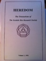 Heredom (Volume 1, 1992) - S. Brent Morris