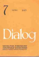 Dialog, nr 7 / lipiec 1985 - Georges Perec, Marguerite Duras, Bohdan Drozdowski, Redakcja miesięcznika Dialog