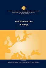 Pure Economic Loss in Europe - Mauro Bussani