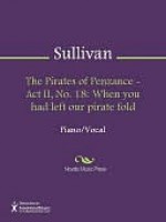 The Pirates of Penzance - Act II, No. 18 - Arthur Sullivan