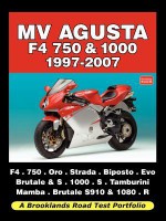 Mv Agusta F4 750 & 1000 1997-2007 - Road Test Portfolio - R. Clarke, Velocepress, Books Brooklands Books