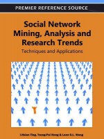 Social Network Mining, Analysis and Research Trends: Techniques and Applications - I-Hsien Ting, Tzung-Pei Hong, Leon Shyue-liang Wang