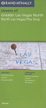 North Las Vegas/The Strip, Nevada Map - Rand McNally, Rand Mcnally Paper Folded Map