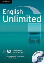 English Unlimited Elementary Self-Study Pack (Workbook with DVD-ROM) - Maggie Baigent, Chris Cavey, Nick Robinson