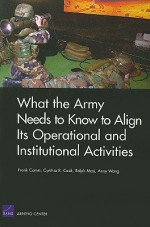 What the Army Needs to Know to Align Its Operational and Institutional Activities - Frank Camm