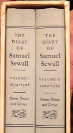 The Diary of Samuel Sewall, 1674-1729 - Samuel Sewall, Halsey M. Thomas