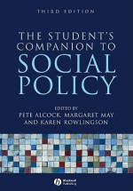 The Student's Companion to Social Policy - Alcock, Pete Alcock, Angus Erskin