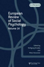 European Review of Social Psychology: Volume 14 - Wolfgang Stroebe, Miles Hewstone