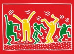 Fotofolio Holiday Boxed Cards, Untitled, 1985 - Keith Haring