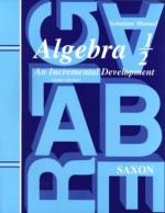 Saxon Algebra 1/2: An Incremental Development, Solutions Manual - John H. Saxon Jr.