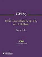 Lyric Pieces Book 8, op. 65, no. 5 - Edvard Grieg