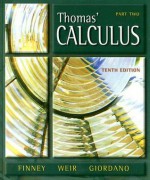 Calculus Part 2 Multivariable (10th Edition) (Pt. 2) - George B. Thomas Jr., Ross L. Finney, Dick Giordano, Maurice D. Weir