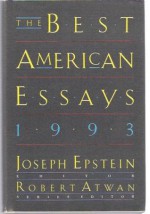 The Best American Essays 1993 - Joseph Epstein, Robert Atwan