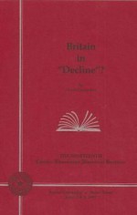 Britain in "Decline"? - David Cannadine