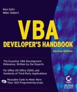 VBA Developer's Handbook - Ken Getz, Mike Gilbert