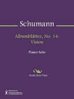 Albumblatter, No. 14 - Robert Schumann