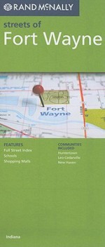 Fort Wayne, Indiana Map - Rand McNally, Rand Mcnally Paper Folded Map