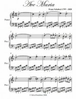 Ave Maria Schubert Easy Piano Sheet Music - Franz Schubert, SilverTonalities