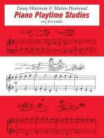 Piano Playtime Studies - Fanny Waterman, Marion Harewood