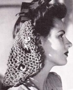 BOW SNOOD No. 1152 CROCHET PATTERN - The Crochet Kid