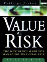 Value at Risk, 3rd Ed. : The New Benchmark for Managing Financial Risk - Philippe Jorion