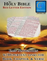 Holy Bible - Red Letter Edition (with Illustrated History of the King James Version) - Librainia