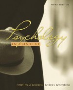 Psychology in Context (3rd Edition) - Stephen M. Kosslyn, Robin S. Rosenberg