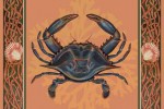 Ocean Crab Tear Off Placemat Pad - Leslie Evans