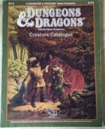 Creature Catalogue (Dungeons and Dragons Accessory AC9 ) - Jim Bambra, Phil Gallagher, Graeme Morris