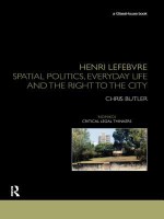 Henri Lefebvre: Spatial Politics, Everyday Life and the Right to the City (Nomikoi Critical Legal Thinkers) - Chris Butler