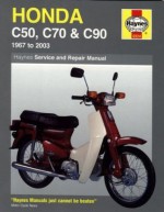 Honda C50, C70 & C90: 1967 to 2003 (Haynes Service & Repair Manual) - Mervyn Bleach, Jeremy Churchill