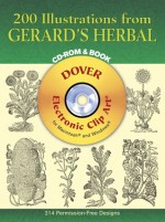 200 Illustrations from Gerard's Herbal CD-ROM and Book - John Gerard