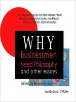 Why Businessmen Need Philosophy and Other Essays - Ayn Rand, Susan O'Malley